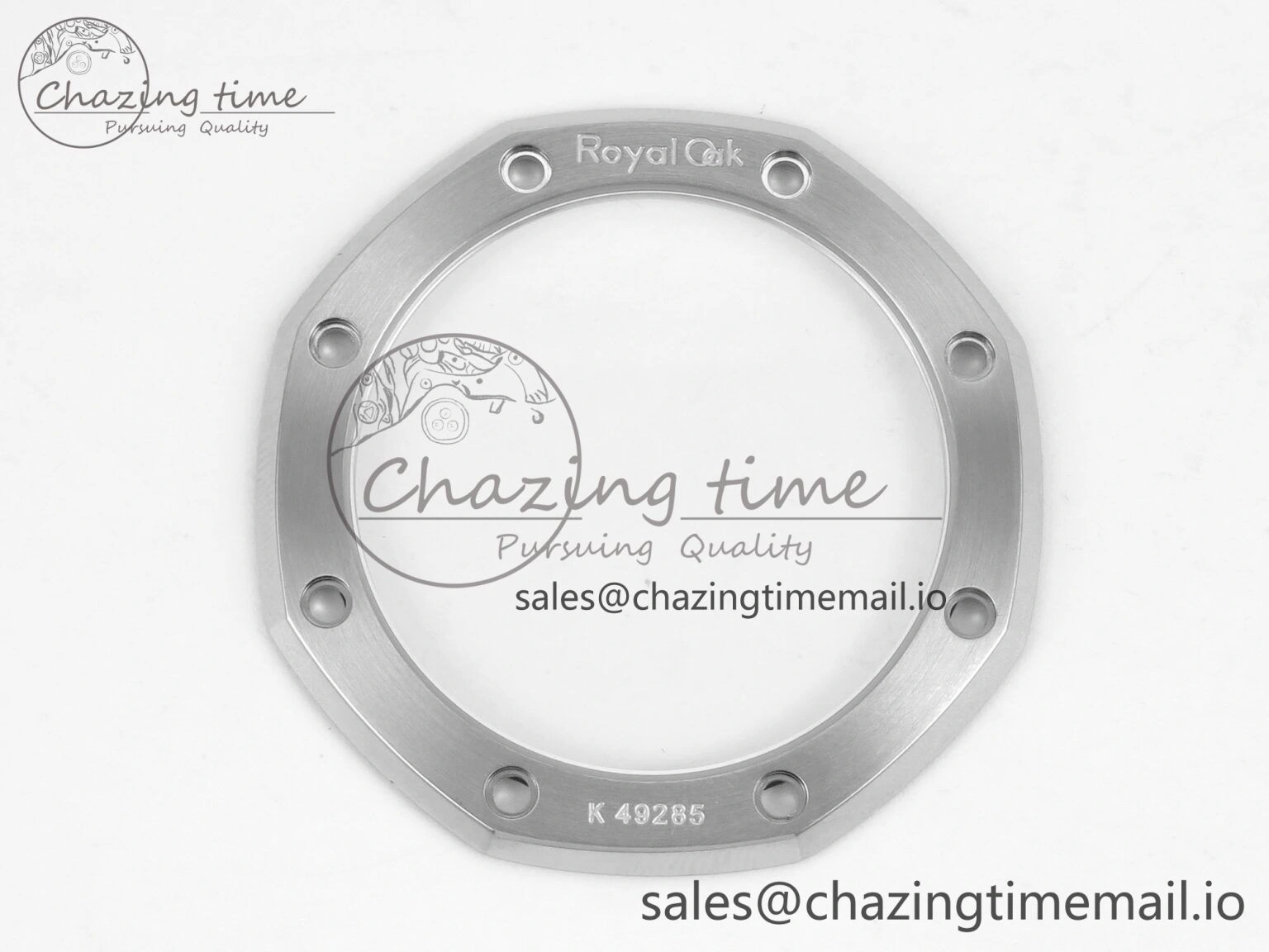 WrinkleFree Royal Oak 41mm 15500 SS RSF 1:1 Best Edition Black Dial on SS Bracelet SA4302 Super Clone 4210