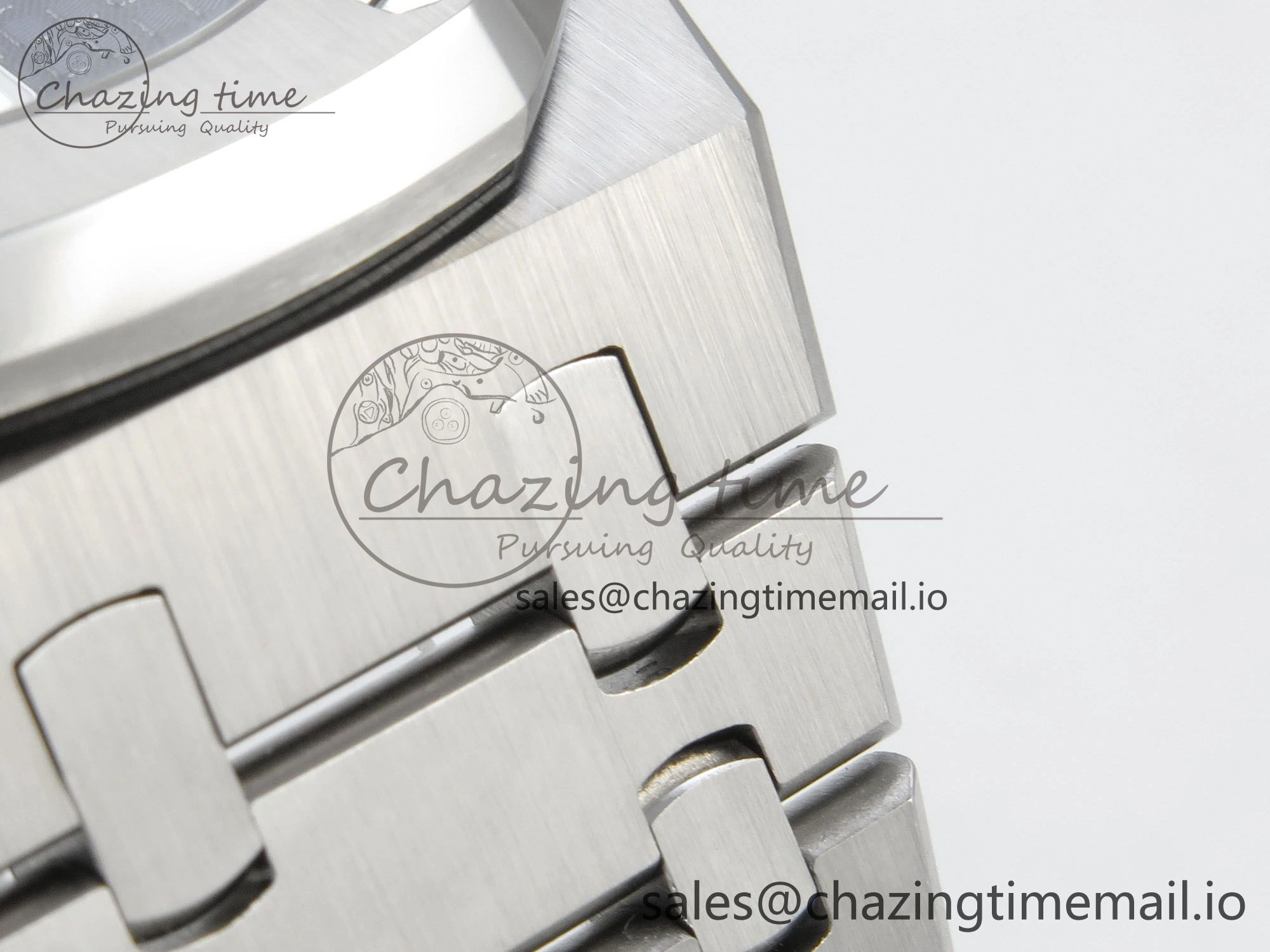 FashionForward Royal Oak 41mm 15500 SS RSF 1:1 Best Edition Blue Dial on SS Bracelet SA4302 Super Clone 4212