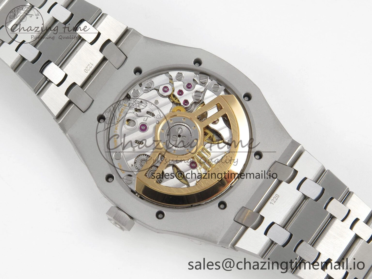 FashionForward Royal Oak 41mm 15500 SS RSF 1:1 Best Edition Blue Dial on SS Bracelet SA4302 Super Clone 4212