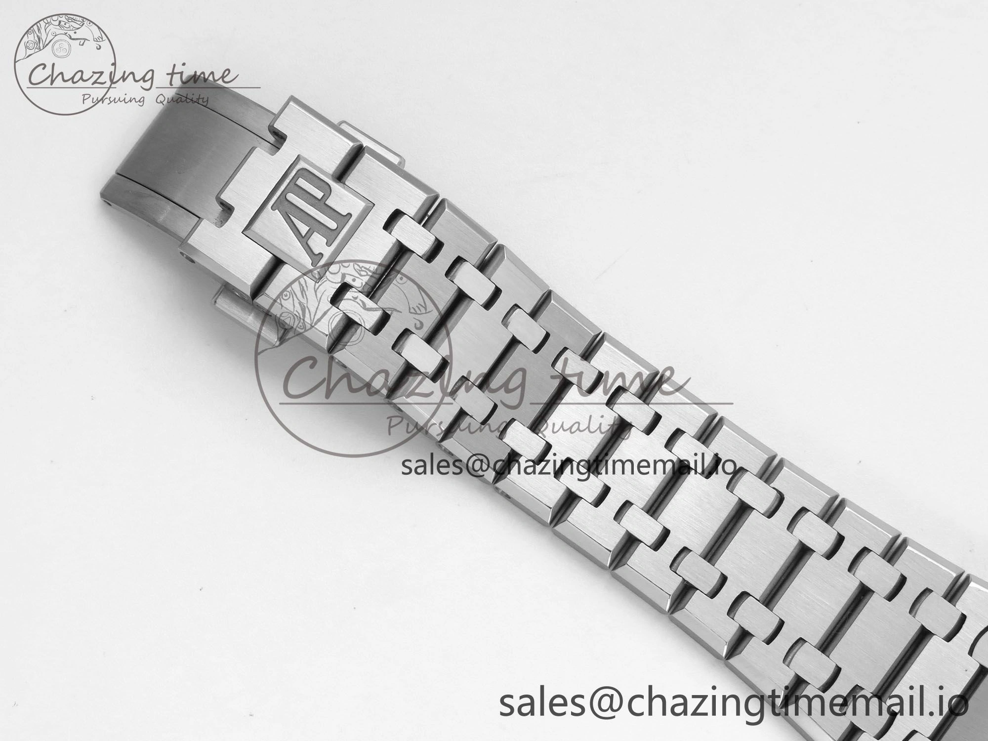 FashionForward Royal Oak 41mm 15500 SS RSF 1:1 Best Edition Blue Dial on SS Bracelet SA4302 Super Clone 4212
