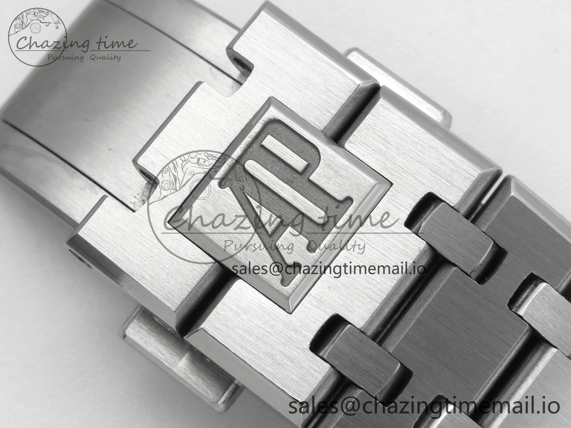 FashionForward Royal Oak 41mm 15500 SS RSF 1:1 Best Edition Blue Dial on SS Bracelet SA4302 Super Clone 4212