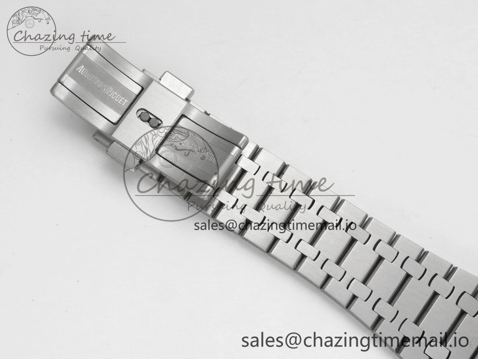 FashionForward Royal Oak 41mm 15500 SS RSF 1:1 Best Edition Blue Dial on SS Bracelet SA4302 Super Clone 4212