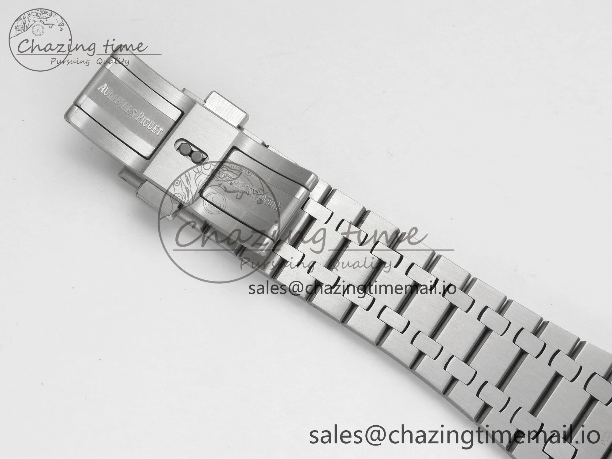 FashionForward Royal Oak 41mm 15500 SS RSF 1:1 Best Edition Blue Dial on SS Bracelet SA4302 Super Clone 4212