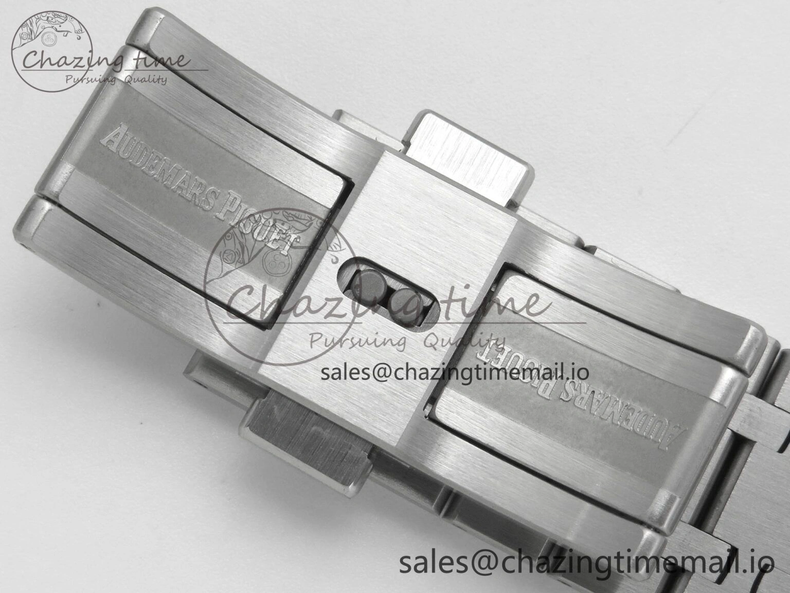 FashionForward Royal Oak 41mm 15500 SS RSF 1:1 Best Edition Blue Dial on SS Bracelet SA4302 Super Clone 4212