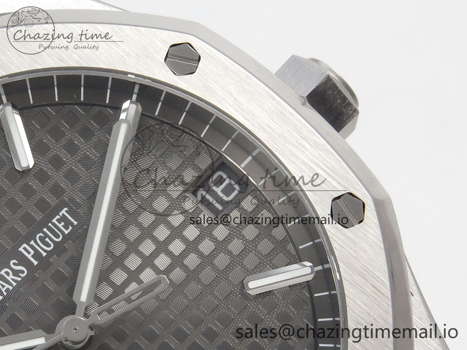 Royal Oak 41mm 15500 SS RSF 1:1 Best Edition Gray Dial on SS Bracelet SA4302 Super Clone Vibrant 4209