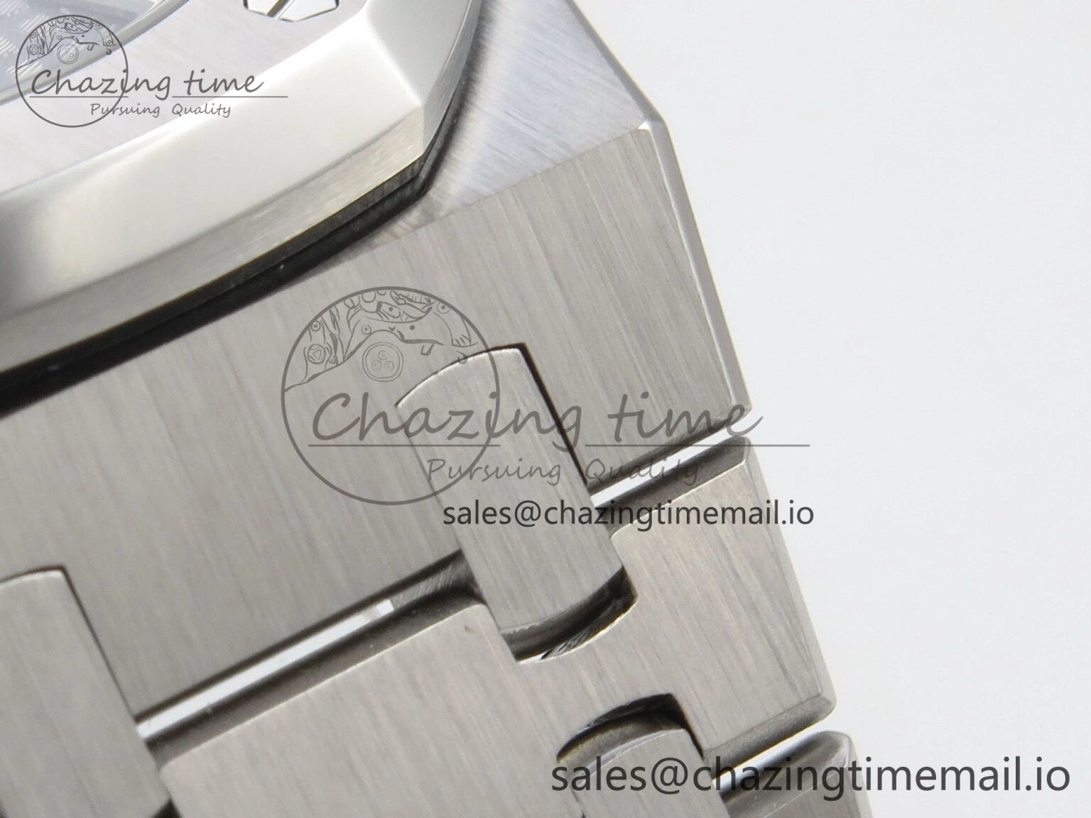 Royal Oak 41mm 15500 SS RSF 1:1 Best Edition Gray Dial on SS Bracelet SA4302 Super Clone Vibrant 4209