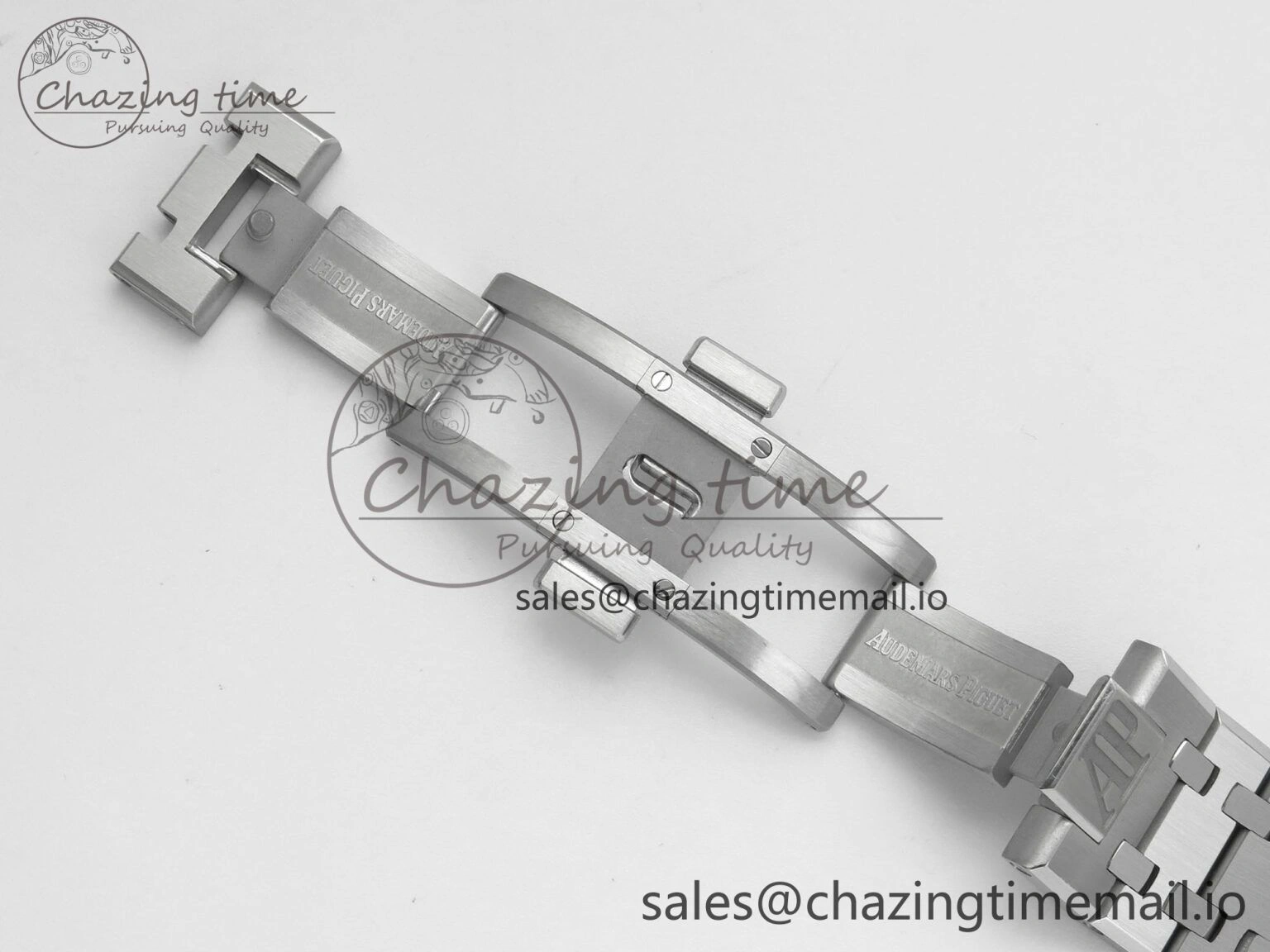 Royal Oak 41mm 15500 SS RSF 1:1 Best Edition White Dial on SS Bracelet SA4302 Super Clone Versatile 4208