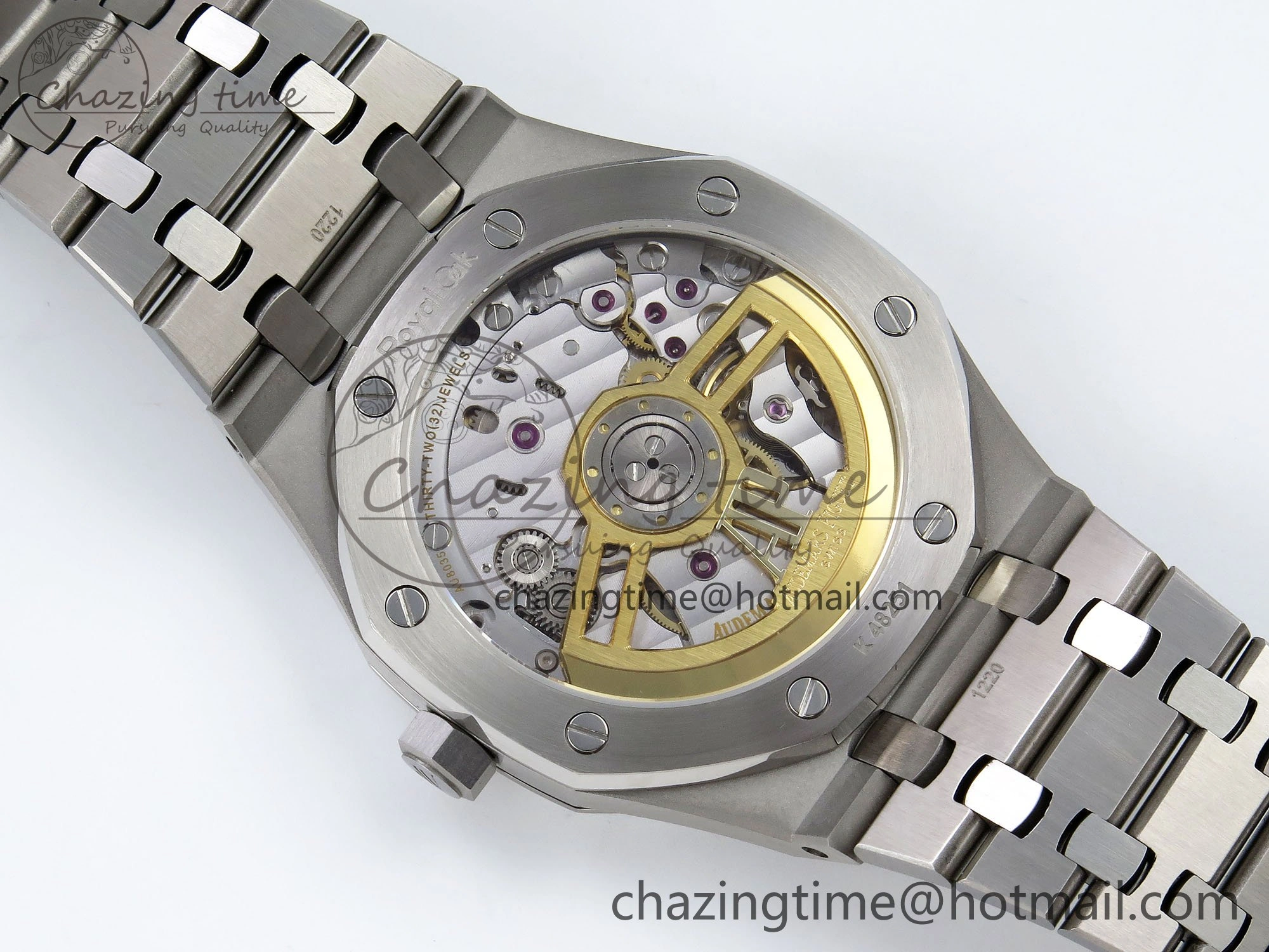 TopPick Royal Oak 41mm 15500 SS SF 1:1 Best Edition Blue Dial on SS Bracelet SA4302 Super Clone 4453