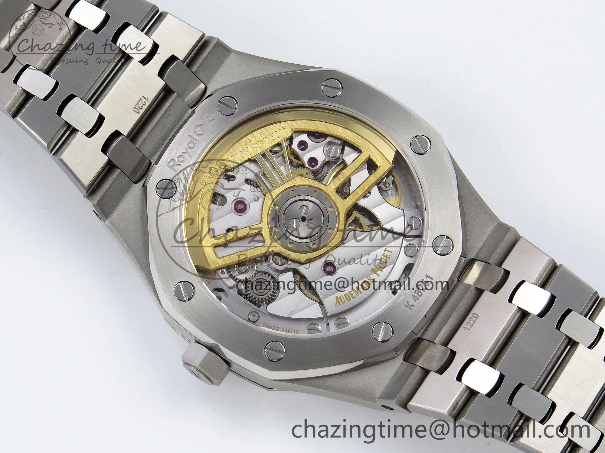 TopPick Royal Oak 41mm 15500 SS SF 1:1 Best Edition Blue Dial on SS Bracelet SA4302 Super Clone 4453