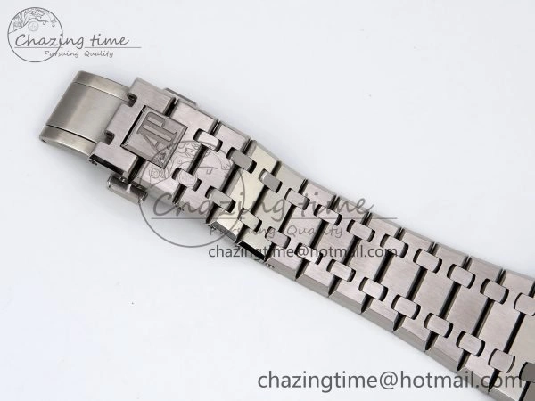 TopPick Royal Oak 41mm 15500 SS SF 1:1 Best Edition Blue Dial on SS Bracelet SA4302 Super Clone 4453