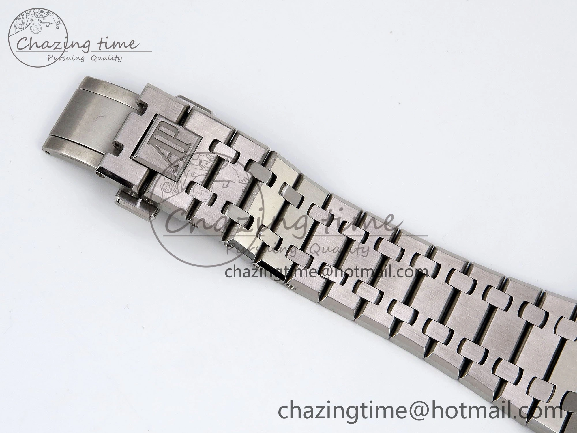 TopPick Royal Oak 41mm 15500 SS SF 1:1 Best Edition Blue Dial on SS Bracelet SA4302 Super Clone 4453