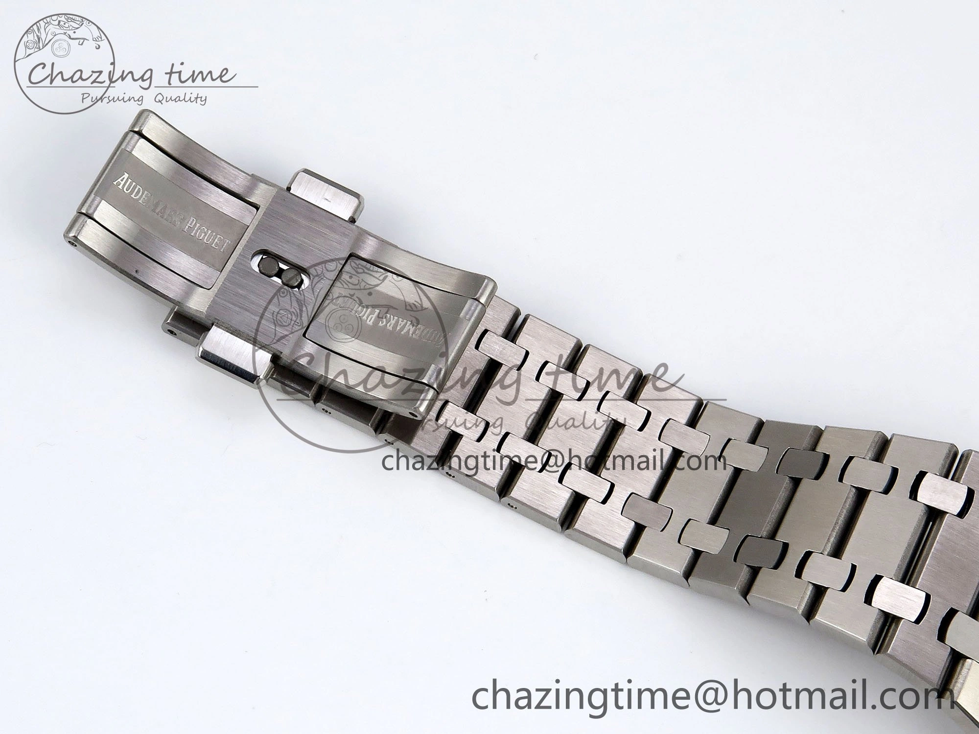 TopPick Royal Oak 41mm 15500 SS SF 1:1 Best Edition Blue Dial on SS Bracelet SA4302 Super Clone 4453