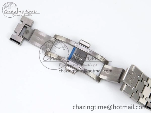 TopPick Royal Oak 41mm 15500 SS SF 1:1 Best Edition Blue Dial on SS Bracelet SA4302 Super Clone 4453