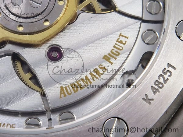 Royal Oak 41mm 15500 SS SF 1:1 Best Edition White Dial on SS Bracelet SA4302 Super Clone Flexible 4449