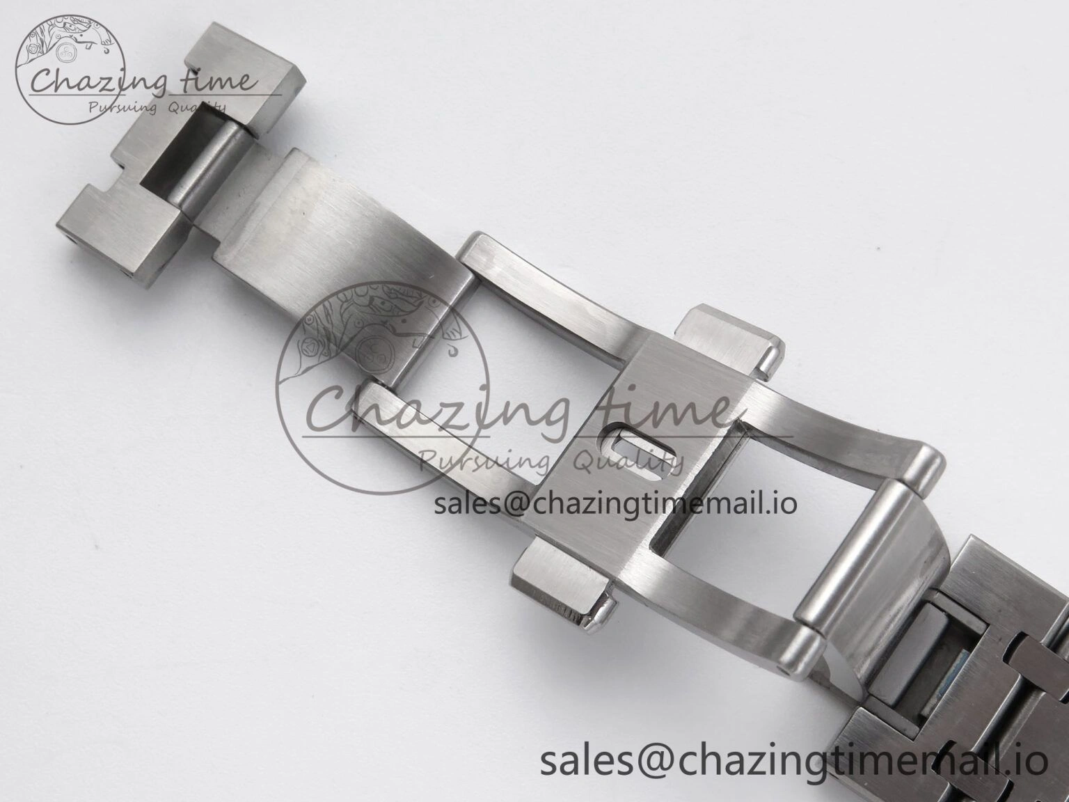 Royal Oak 41mm 15500 SS TKF 1:1 Best Edition Blue Dial on SS Bracelet SA4302 Super Clone SmoothTexture 4307