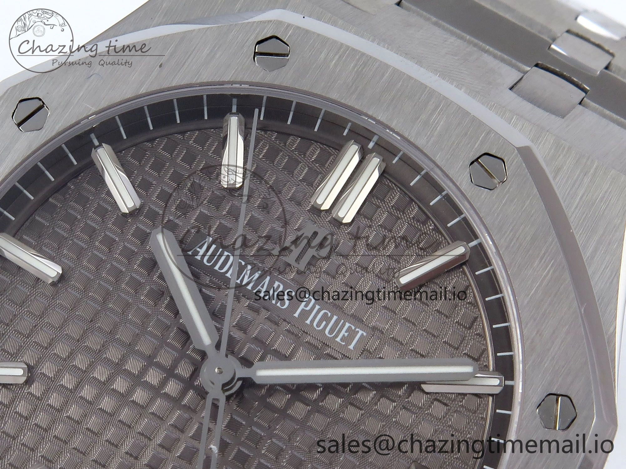 Premium Royal Oak 41mm 15500 SS TKF 1:1 Best Edition Gray Dial on SS Bracelet SA4302 Super Clone 4309