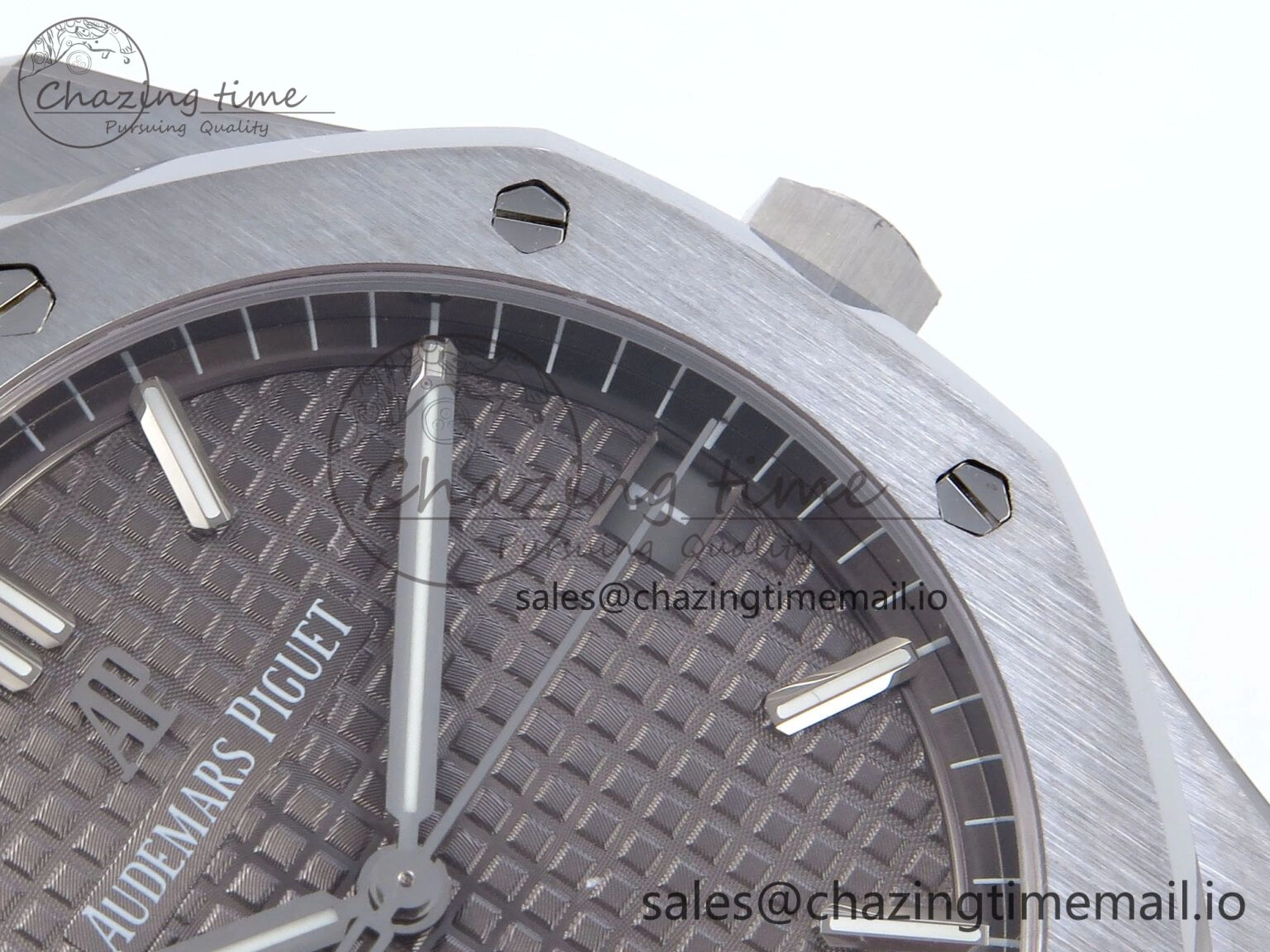 Premium Royal Oak 41mm 15500 SS TKF 1:1 Best Edition Gray Dial on SS Bracelet SA4302 Super Clone 4309