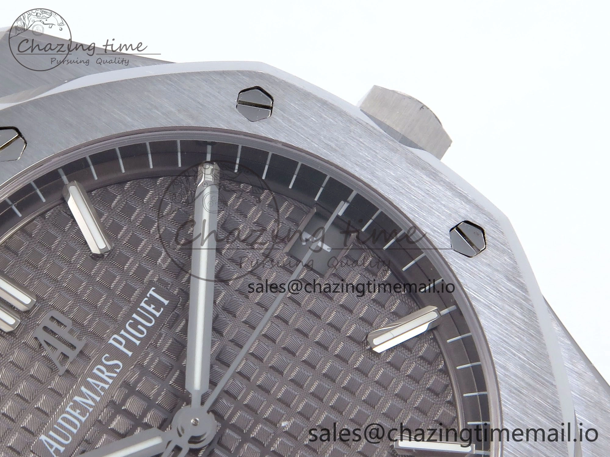 Premium Royal Oak 41mm 15500 SS TKF 1:1 Best Edition Gray Dial on SS Bracelet SA4302 Super Clone 4309