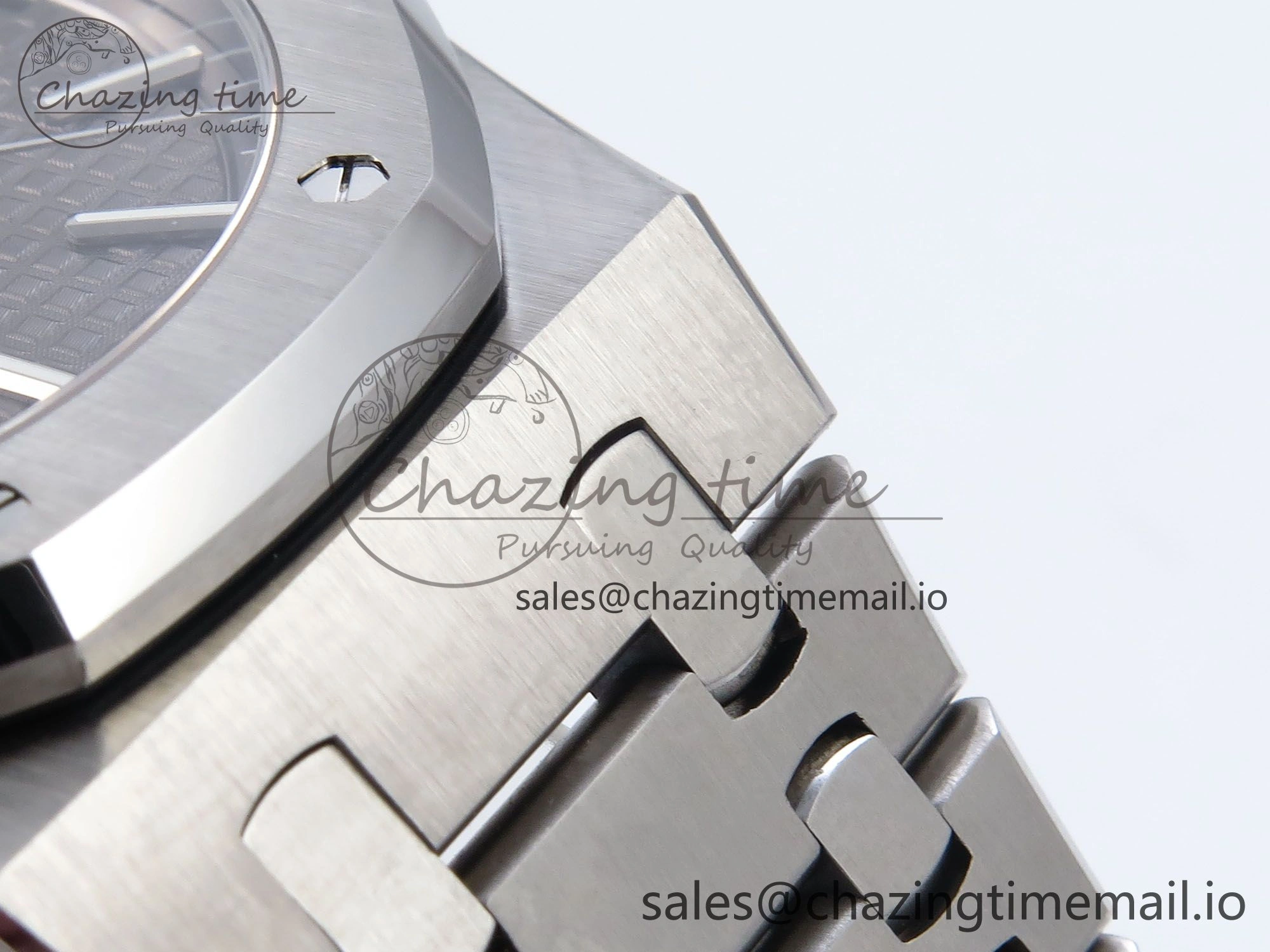 Premium Royal Oak 41mm 15500 SS TKF 1:1 Best Edition Gray Dial on SS Bracelet SA4302 Super Clone 4309