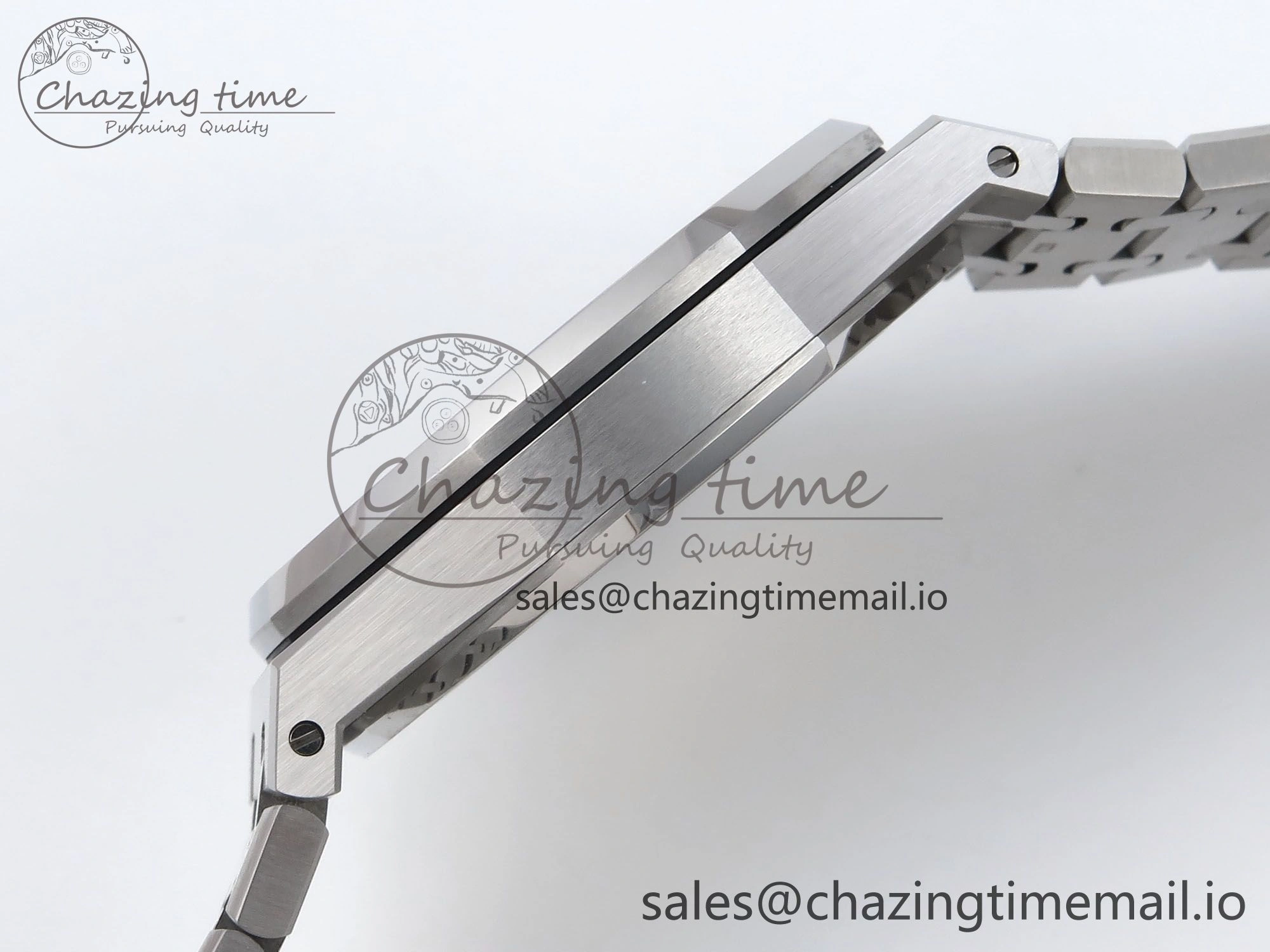 Premium Royal Oak 41mm 15500 SS TKF 1:1 Best Edition Gray Dial on SS Bracelet SA4302 Super Clone 4309