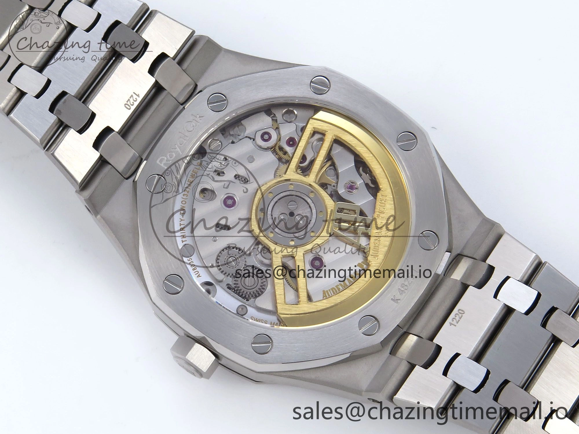 Premium Royal Oak 41mm 15500 SS TKF 1:1 Best Edition Gray Dial on SS Bracelet SA4302 Super Clone 4309