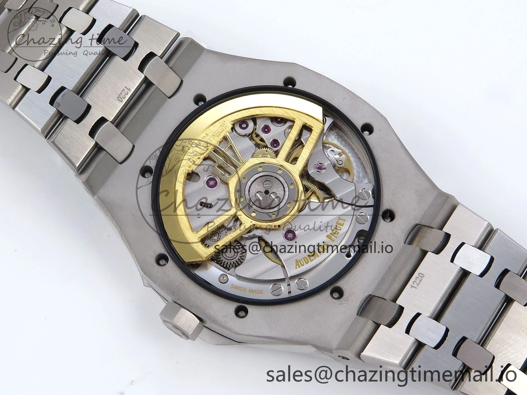 Premium Royal Oak 41mm 15500 SS TKF 1:1 Best Edition Gray Dial on SS Bracelet SA4302 Super Clone 4309