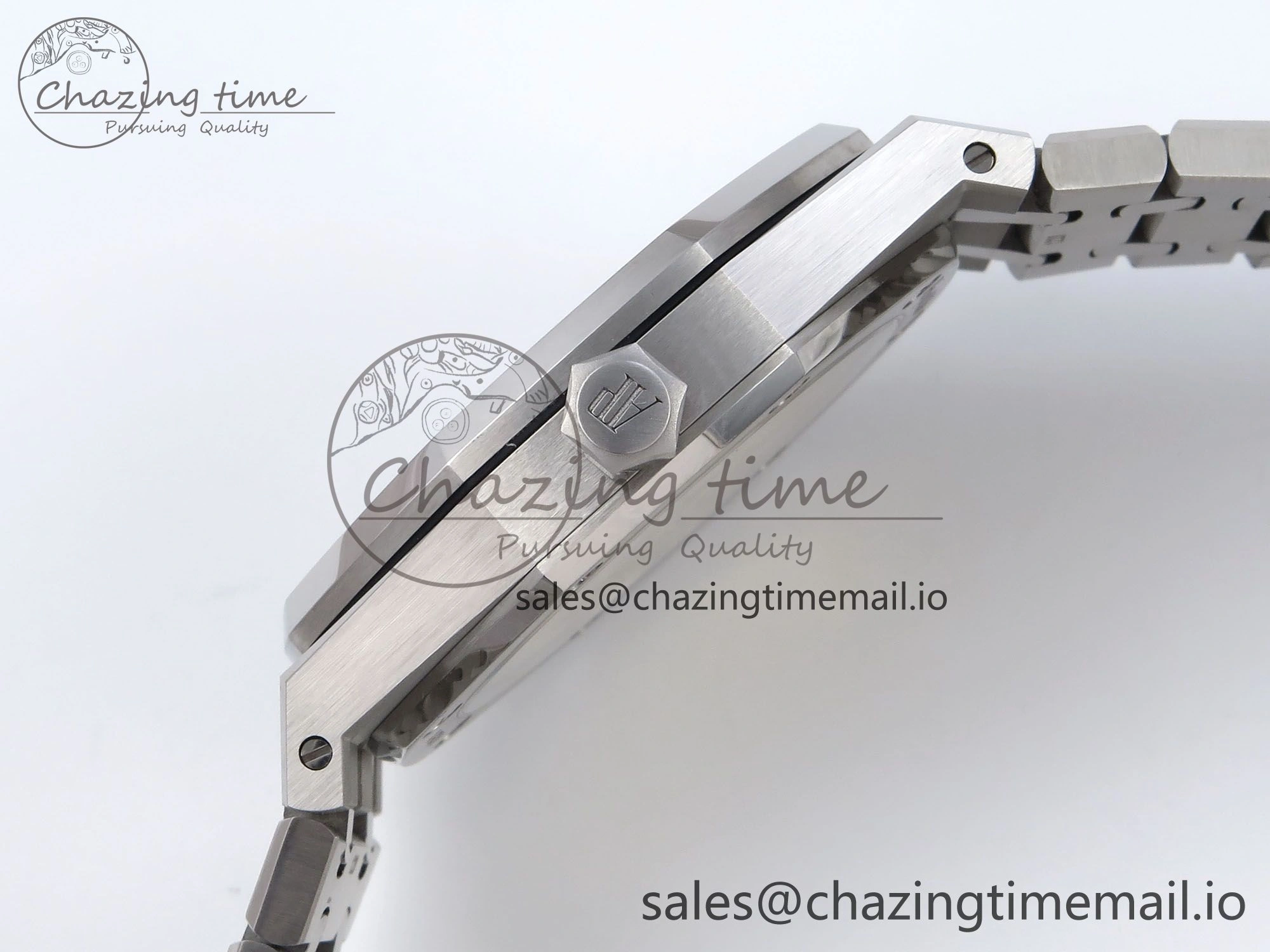 QuickDry Royal Oak 41mm 15500 SS TKF 1:1 Best Edition White Dial on SS Bracelet SA4302 Super Clone 4306