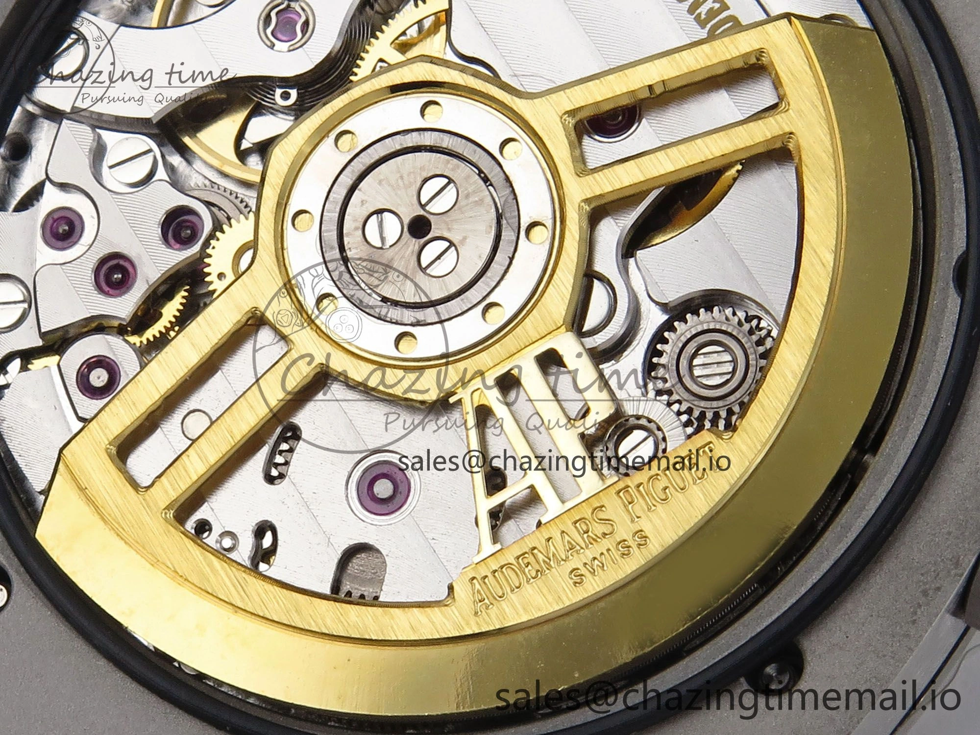QuickDry Royal Oak 41mm 15500 SS TKF 1:1 Best Edition White Dial on SS Bracelet SA4302 Super Clone 4306