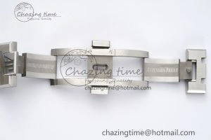 Bright Royal Oak 41mm 15500 SS ZF 1:1 Best Edition Gray Textured Dial on SS Bracelet A4302 Super Clone V 4709