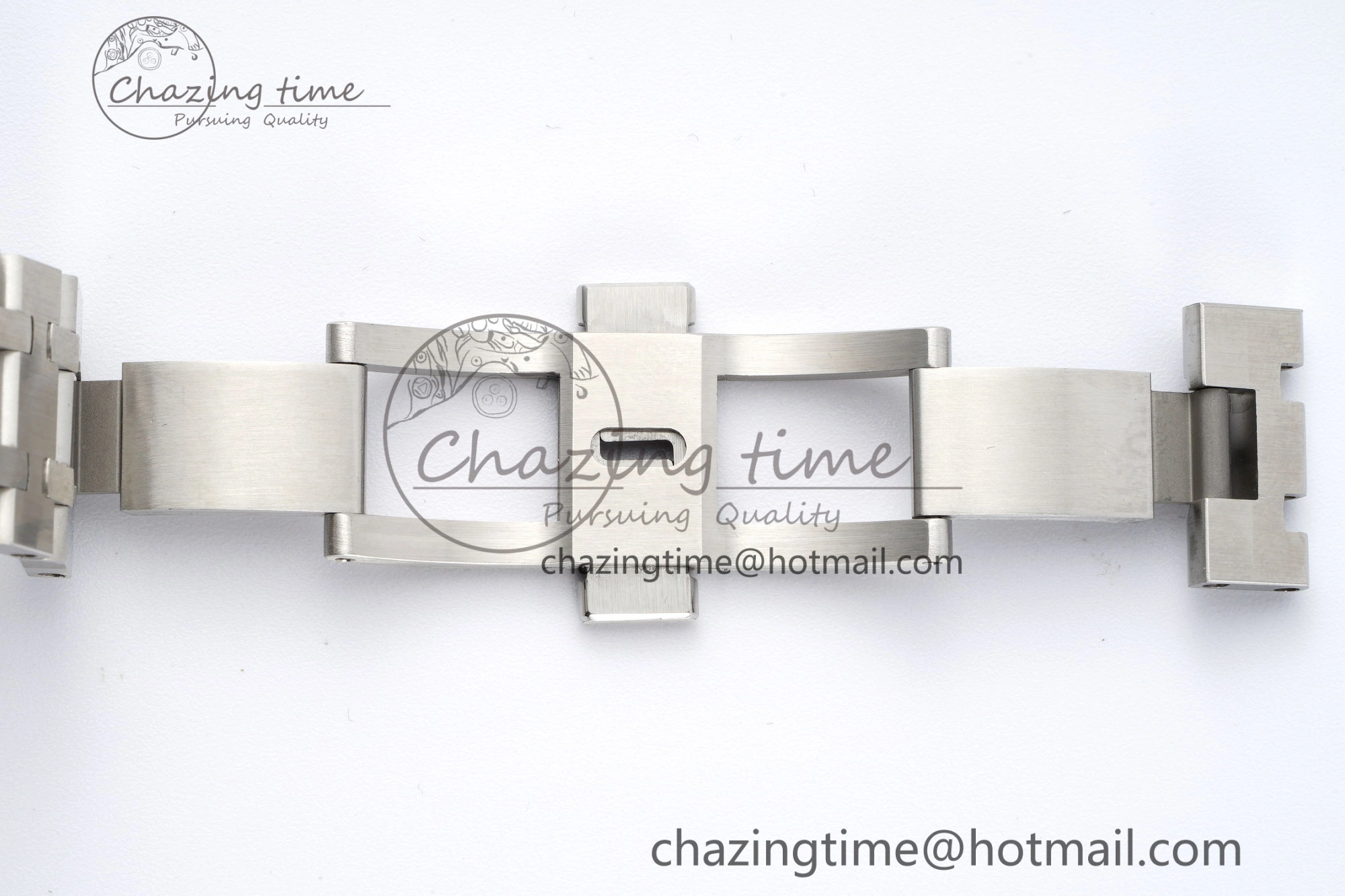 Bright Royal Oak 41mm 15500 SS ZF 1:1 Best Edition Gray Textured Dial on SS Bracelet A4302 Super Clone V 4709