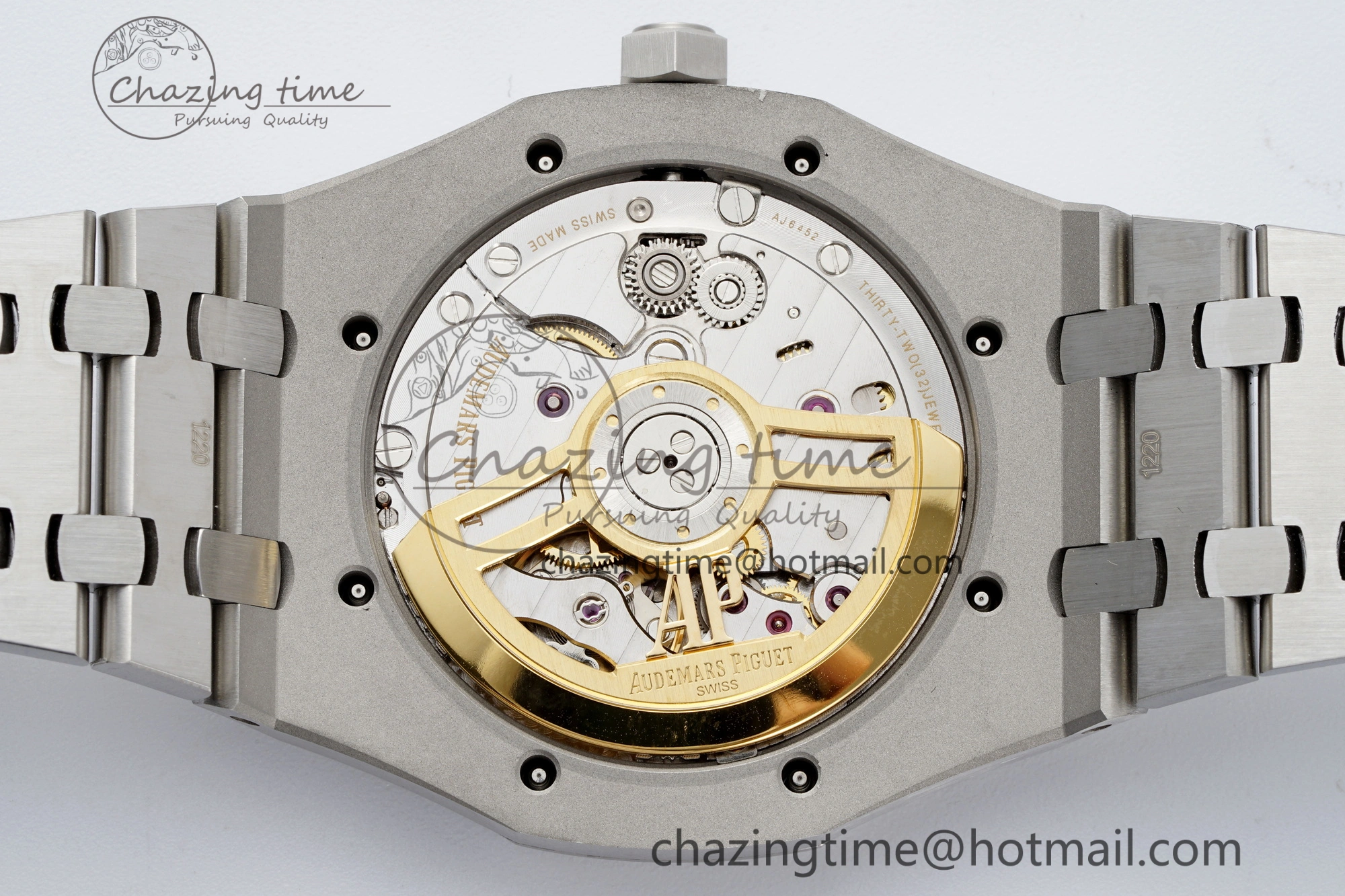 Bright Royal Oak 41mm 15500 SS ZF 1:1 Best Edition Gray Textured Dial on SS Bracelet A4302 Super Clone V 4709