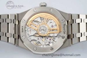 AllSeason Royal Oak 41mm 15500 SS ZF 1:1 Best Edition Gray Textured Dial on SS Bracelet A4302 Super Clone 4737