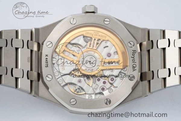 AllSeason Royal Oak 41mm 15500 SS ZF 1:1 Best Edition Gray Textured Dial on SS Bracelet A4302 Super Clone 4737