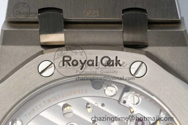 AllSeason Royal Oak 41mm 15500 SS ZF 1:1 Best Edition Gray Textured Dial on SS Bracelet A4302 Super Clone 4737