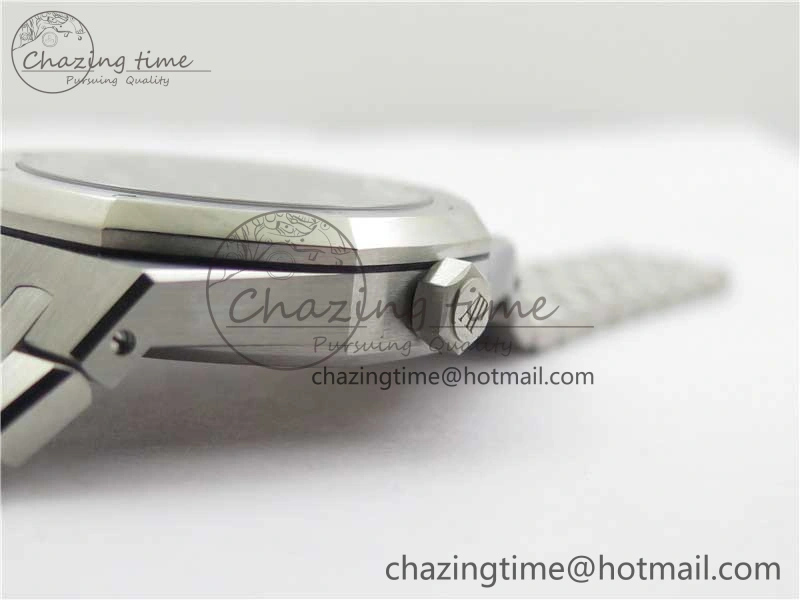 Royal Oak 41mm 15500 SS ZF 1:1 Best Edition Gray Textured Dial on SS Bracelet A4302 V2 (Free Box) Modern 4827