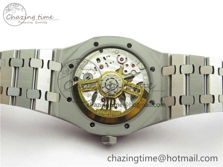 Royal Oak 41mm 15500 SS ZF 1:1 Best Edition Gray Textured Dial on SS Bracelet A4302 V2 (Free Box) Modern 4827