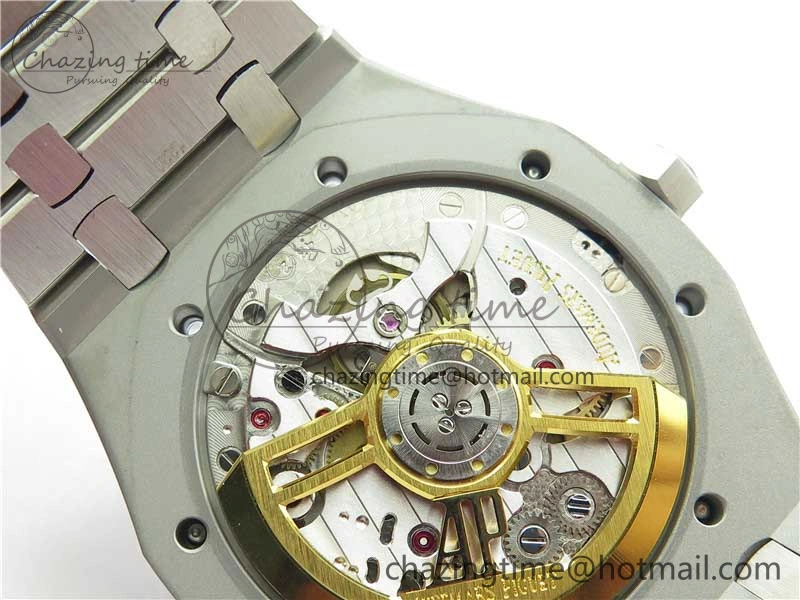 Royal Oak 41mm 15500 SS ZF 1:1 Best Edition Gray Textured Dial on SS Bracelet A4302 V2 (Free Box) Modern 4827