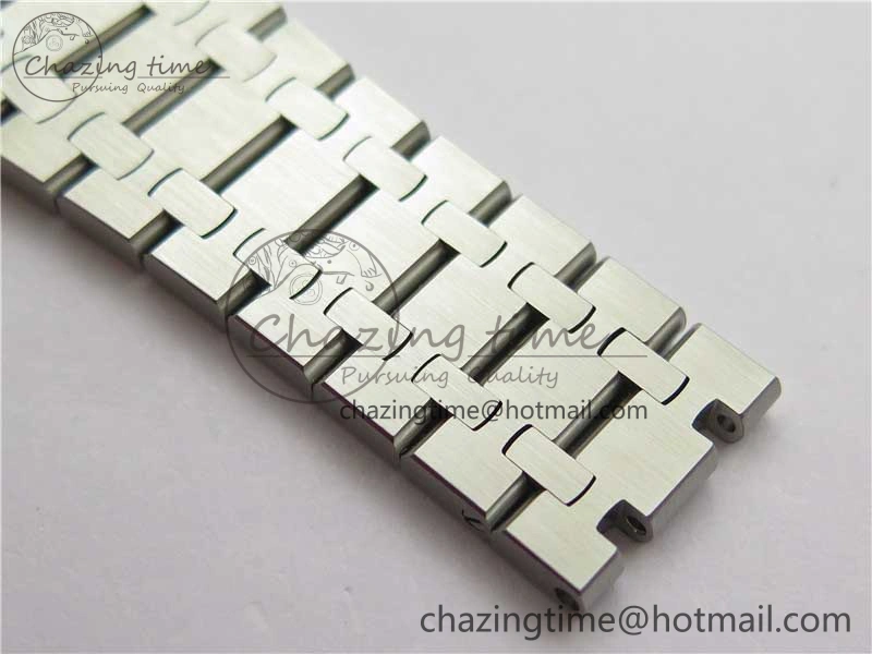 Royal Oak 41mm 15500 SS ZF 1:1 Best Edition Gray Textured Dial on SS Bracelet A4302 V2 (Free Box) Modern 4827