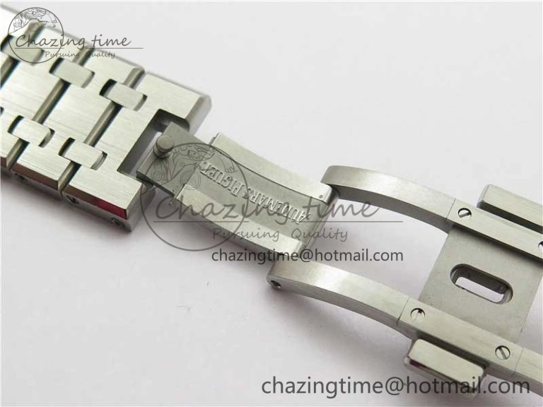 Royal Oak 41mm 15500 SS ZF 1:1 Best Edition Gray Textured Dial on SS Bracelet A4302 V2 (Free Box) Modern 4827