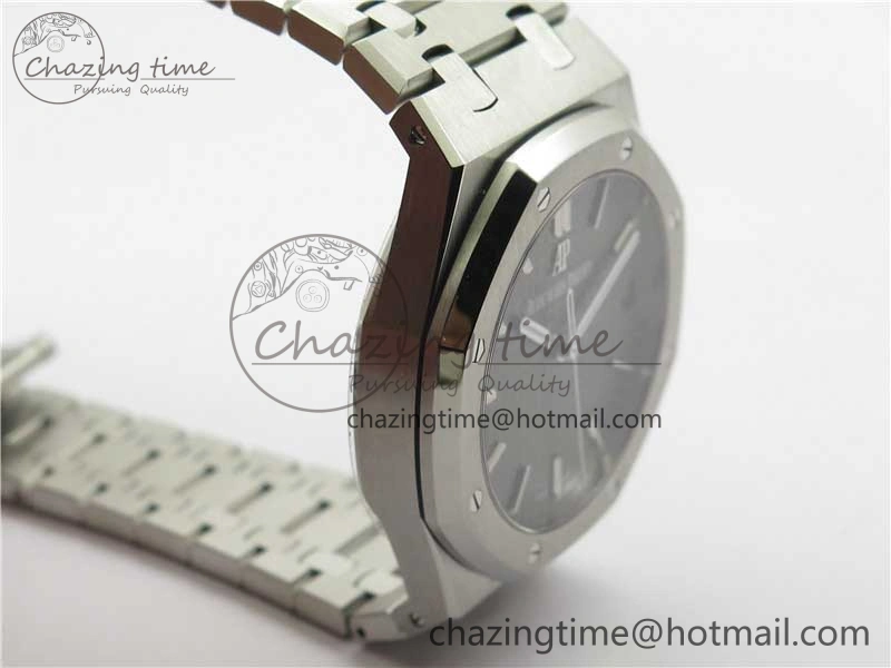 Royal Oak 41mm 15500 SS ZF 1:1 Best Edition Gray Textured Dial on SS Bracelet A4302 V2 (Free Box) Modern 4827