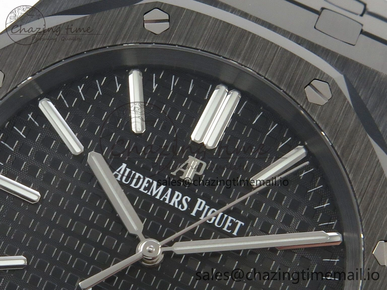 Bold Royal Oak 41mm 15500 THBF 1:1 Best Edition Black Dial on Black Ceramic Bracelet SA4302 Super Clone 4213