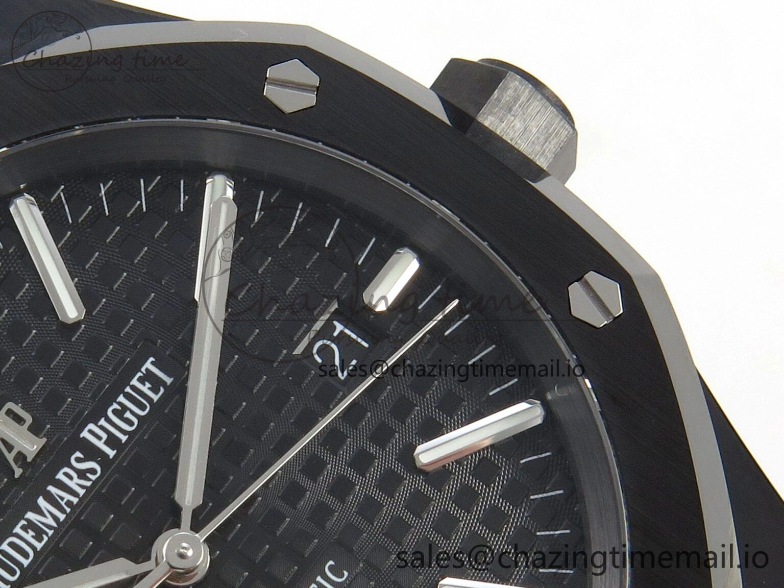 Bold Royal Oak 41mm 15500 THBF 1:1 Best Edition Black Dial on Black Ceramic Bracelet SA4302 Super Clone 4213