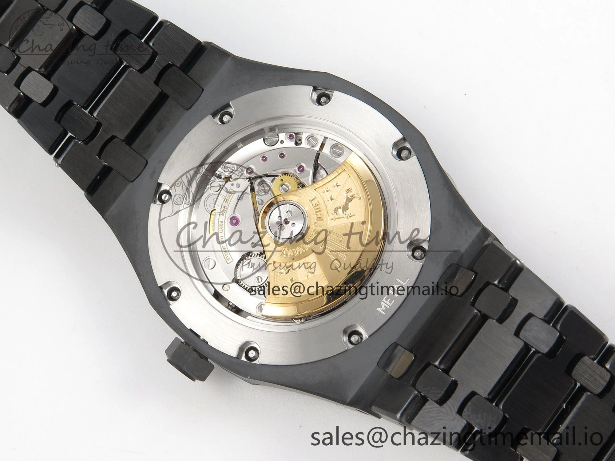 ZeroBulk Royal Oak 41mm 15500 THBF 1:1 Best Edition Blue Dial on Black Ceramic Bracelet SA4302 Super Clone 4211