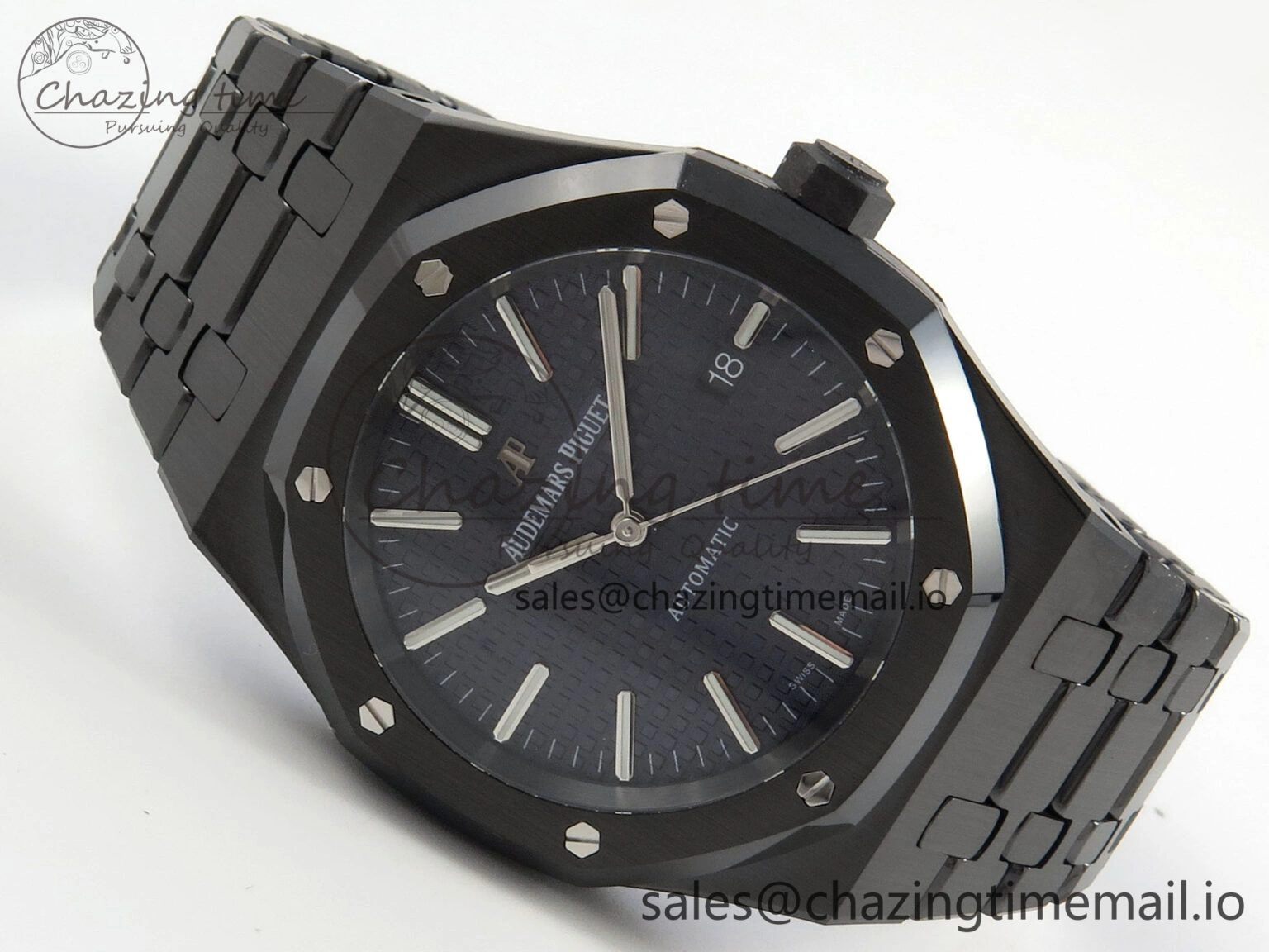 ZeroBulk Royal Oak 41mm 15500 THBF 1:1 Best Edition Blue Dial on Black Ceramic Bracelet SA4302 Super Clone 4211