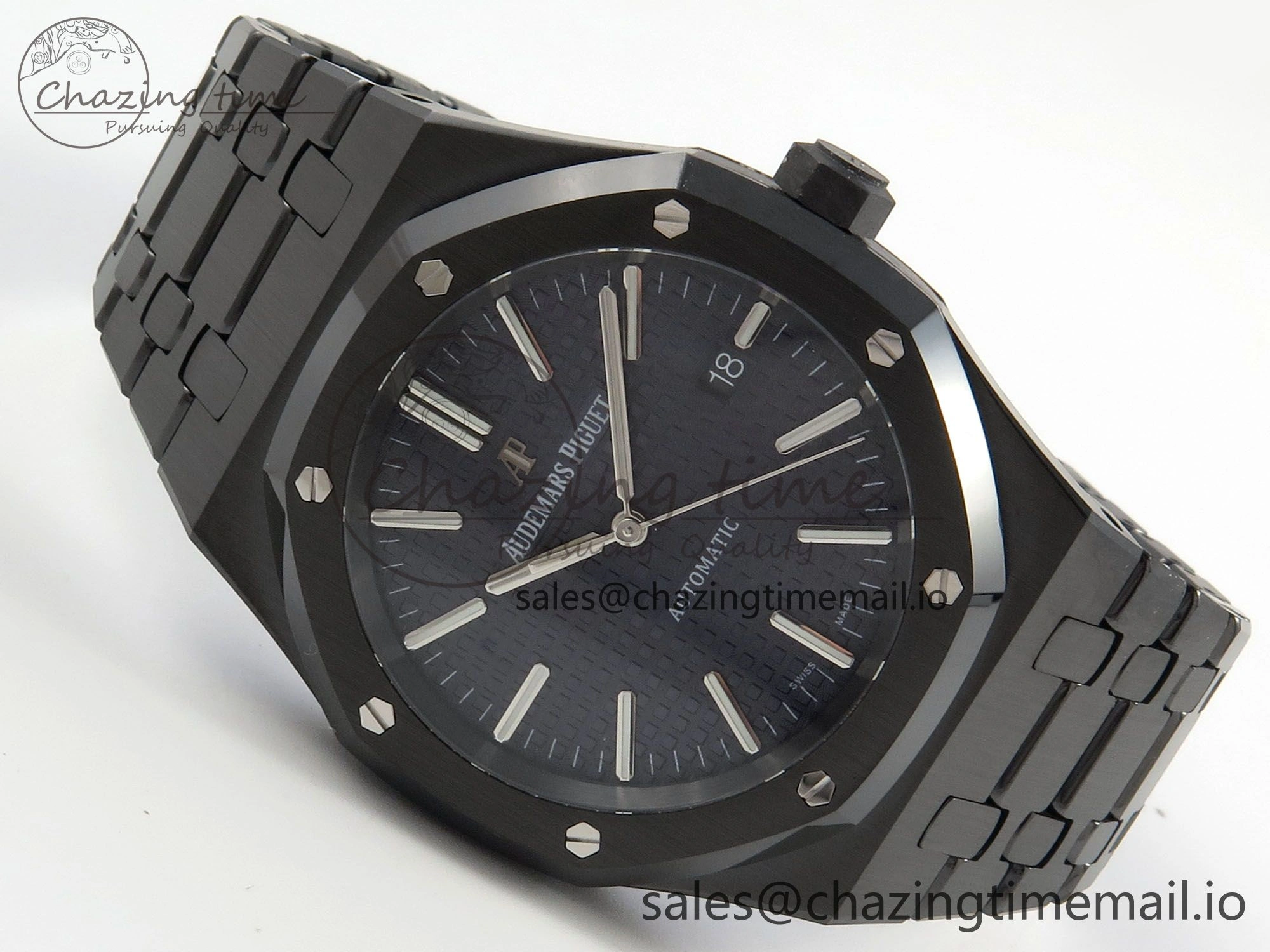 ZeroBulk Royal Oak 41mm 15500 THBF 1:1 Best Edition Blue Dial on Black Ceramic Bracelet SA4302 Super Clone 4211