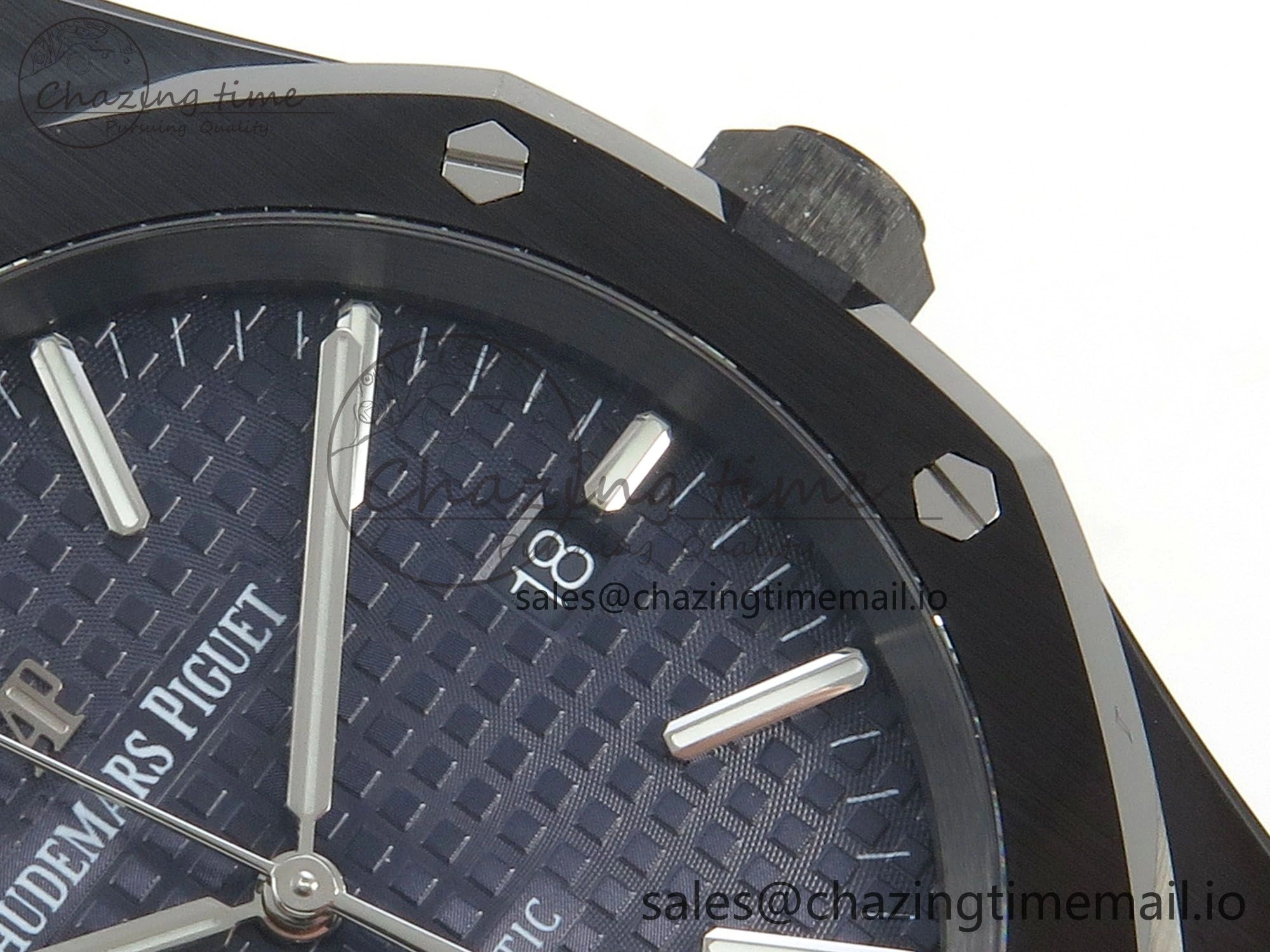 ZeroBulk Royal Oak 41mm 15500 THBF 1:1 Best Edition Blue Dial on Black Ceramic Bracelet SA4302 Super Clone 4211