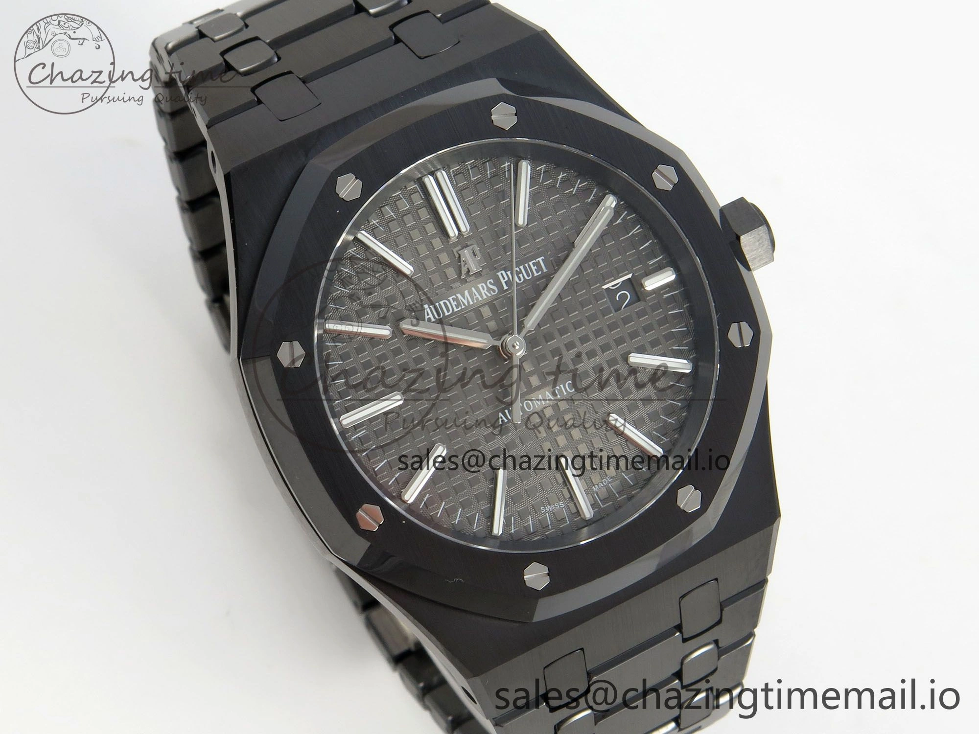 FastDry Royal Oak 41mm 15500 THBF 1:1 Best Edition Gray Dial on Black Ceramic Bracelet SA4302 Super Clone 4229