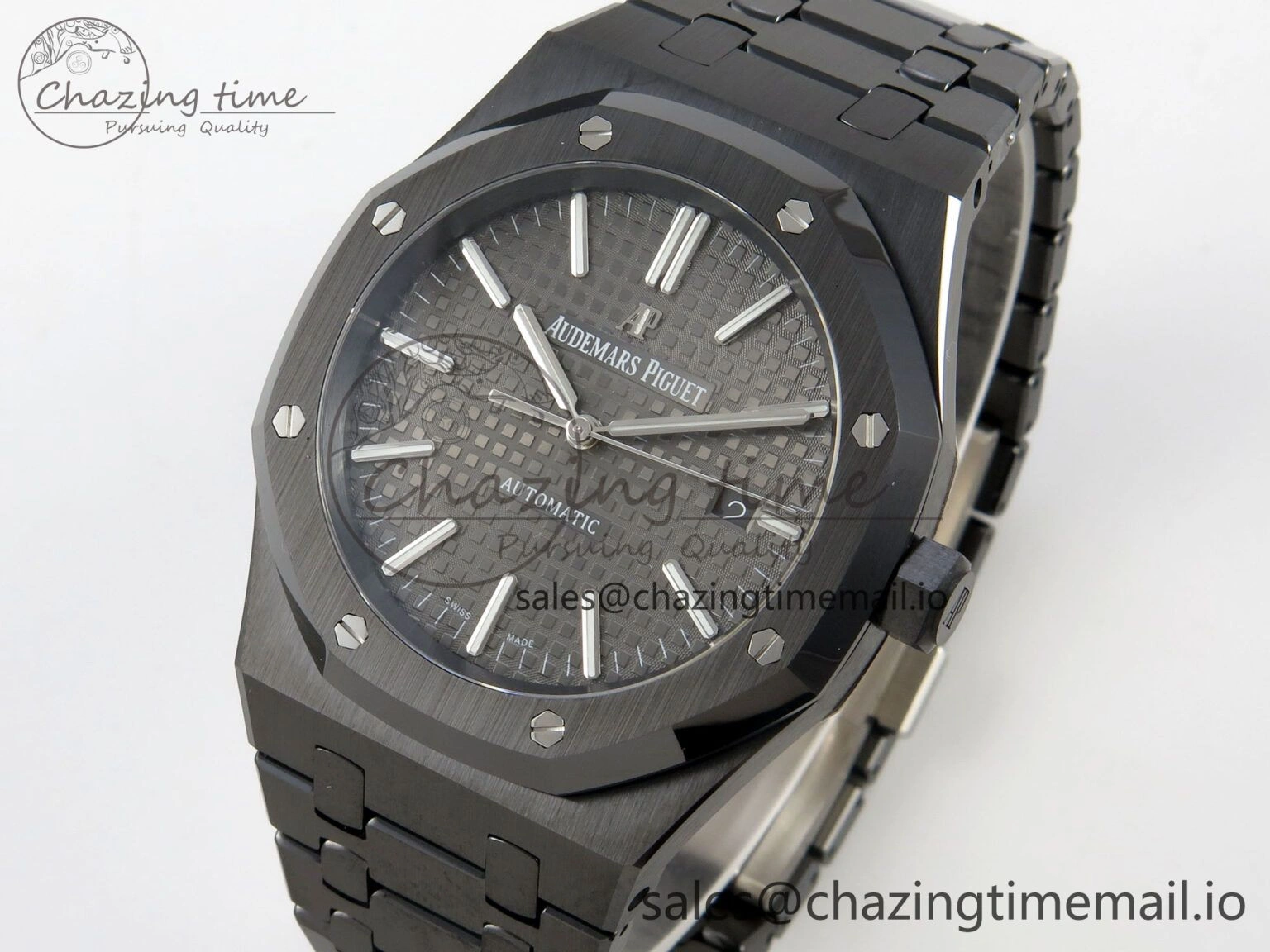 FastDry Royal Oak 41mm 15500 THBF 1:1 Best Edition Gray Dial on Black Ceramic Bracelet SA4302 Super Clone 4229
