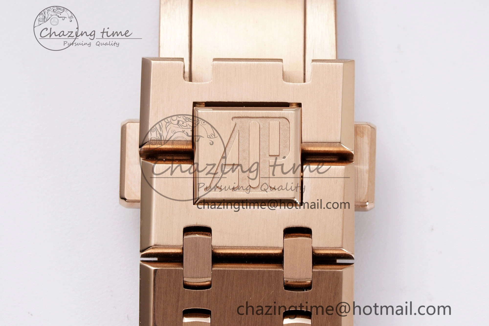 OdorResistant Royal Oak 41mm 15510 “50th Anniversary” RG APSF 1:1 Best Edition Blue Dial on RG Bracelet SA4302 Super Clone 4593