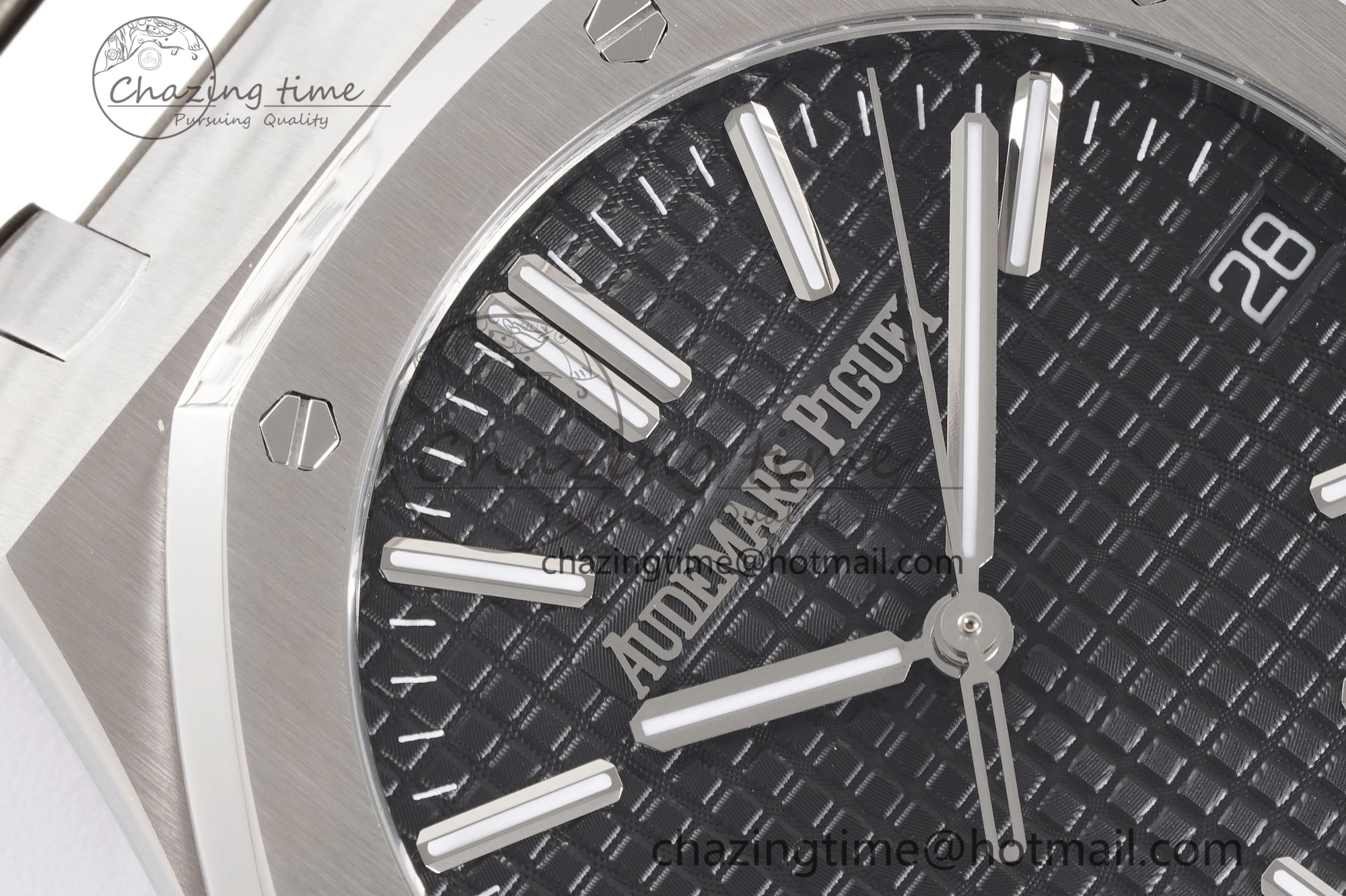 SportInspired Royal Oak 41mm 15510 “50th Anniversary” SS APSF 1:1 Best Edition Black Dial on SS Bracelet SA4302 Super Clone 4590